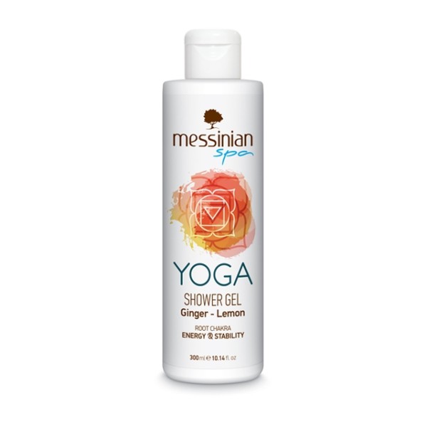 Gel de duș Yoga ghimbir & lămâie, 300 ml. Ingrediente organice.